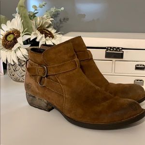 Brown ankle boots